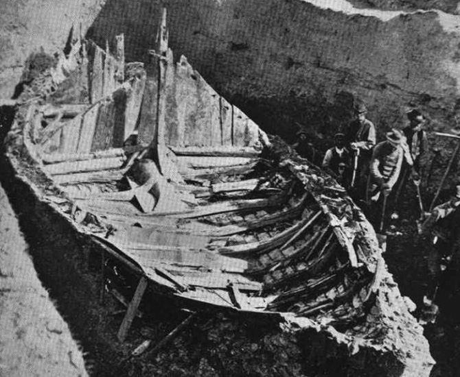 Гокстадский корабль – раскопки